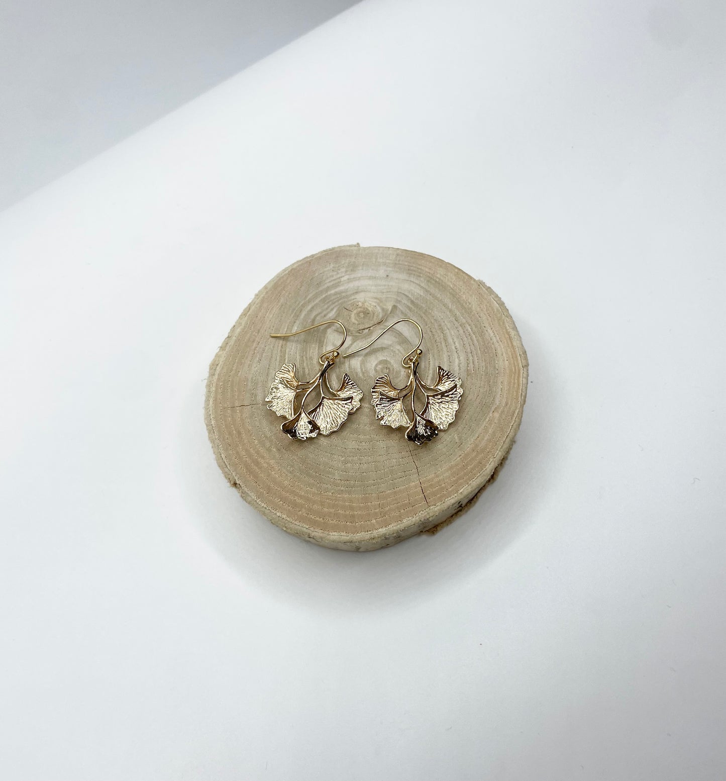 BOUCLE D’OREILLE GINGKO
