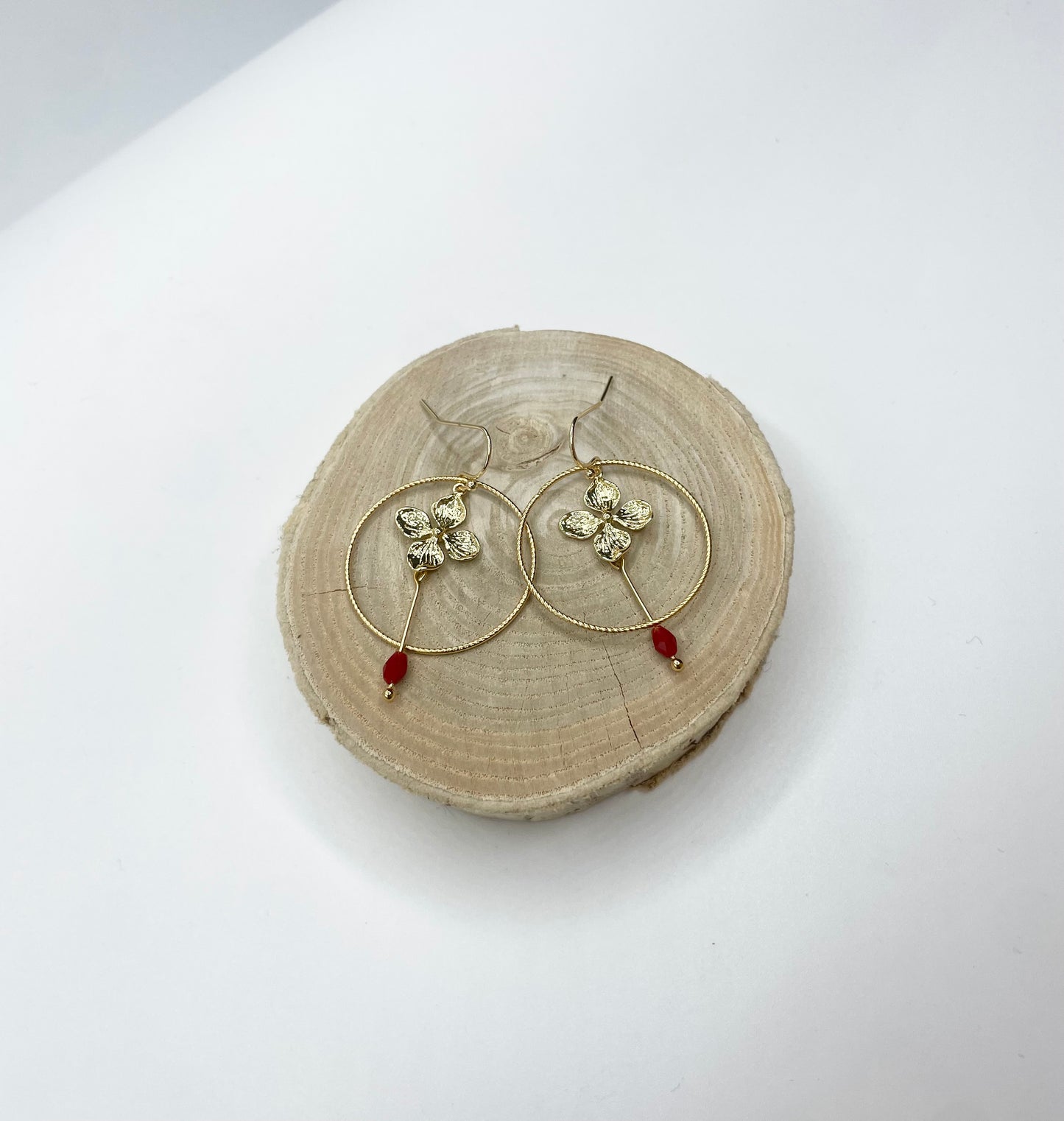 BOUCLE D’OREILLE TREFLE