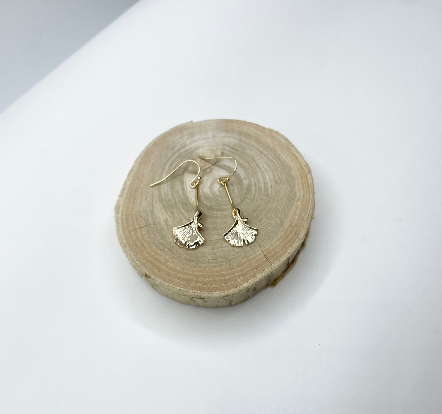 BOUCLE D’OREILLE GINKGO