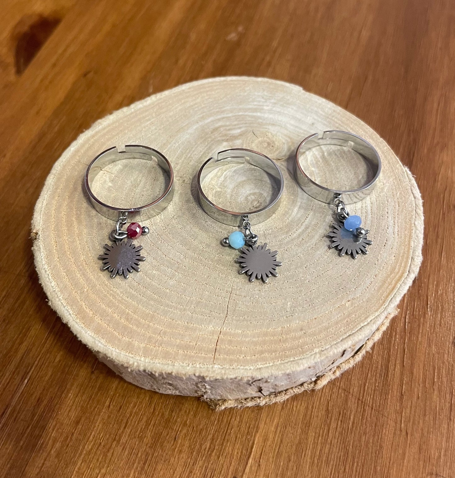 BAGUE SOLAIRE ARGENTÉ