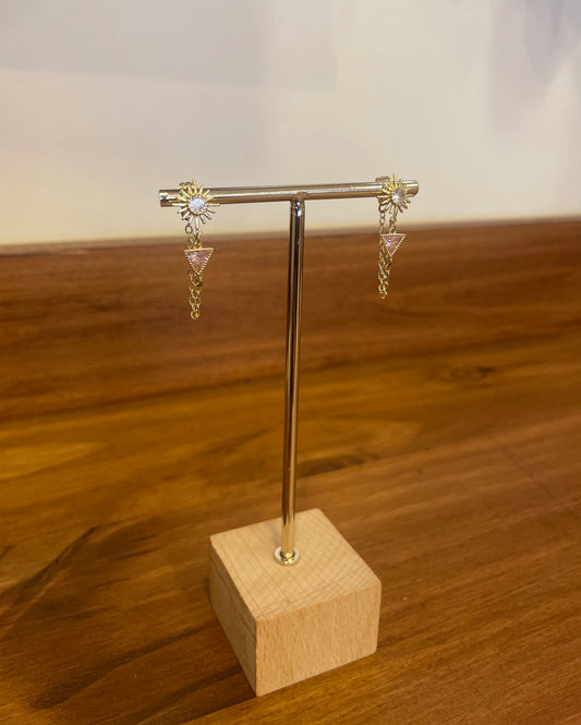 BOUCLE D’OREILLE CHAÎNE