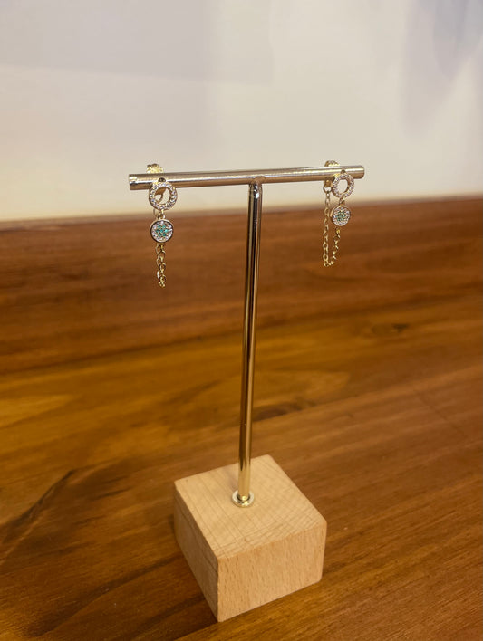 BOUCLE D’OREILLE CHAÎNE