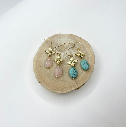 BOUCLE D’OREILLE PIERRE