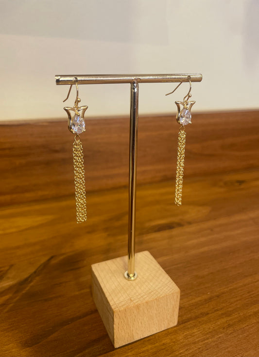 BOUCLE D’OREILLE TULIPE