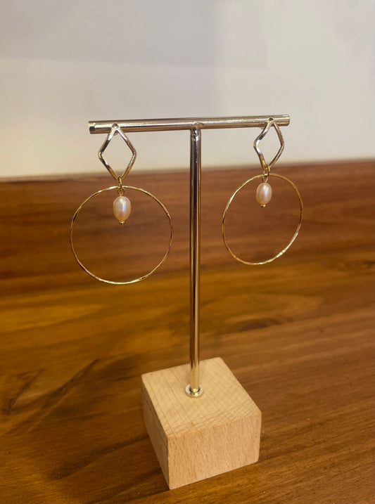 BOUCLE D’OREILLE LOSANGE