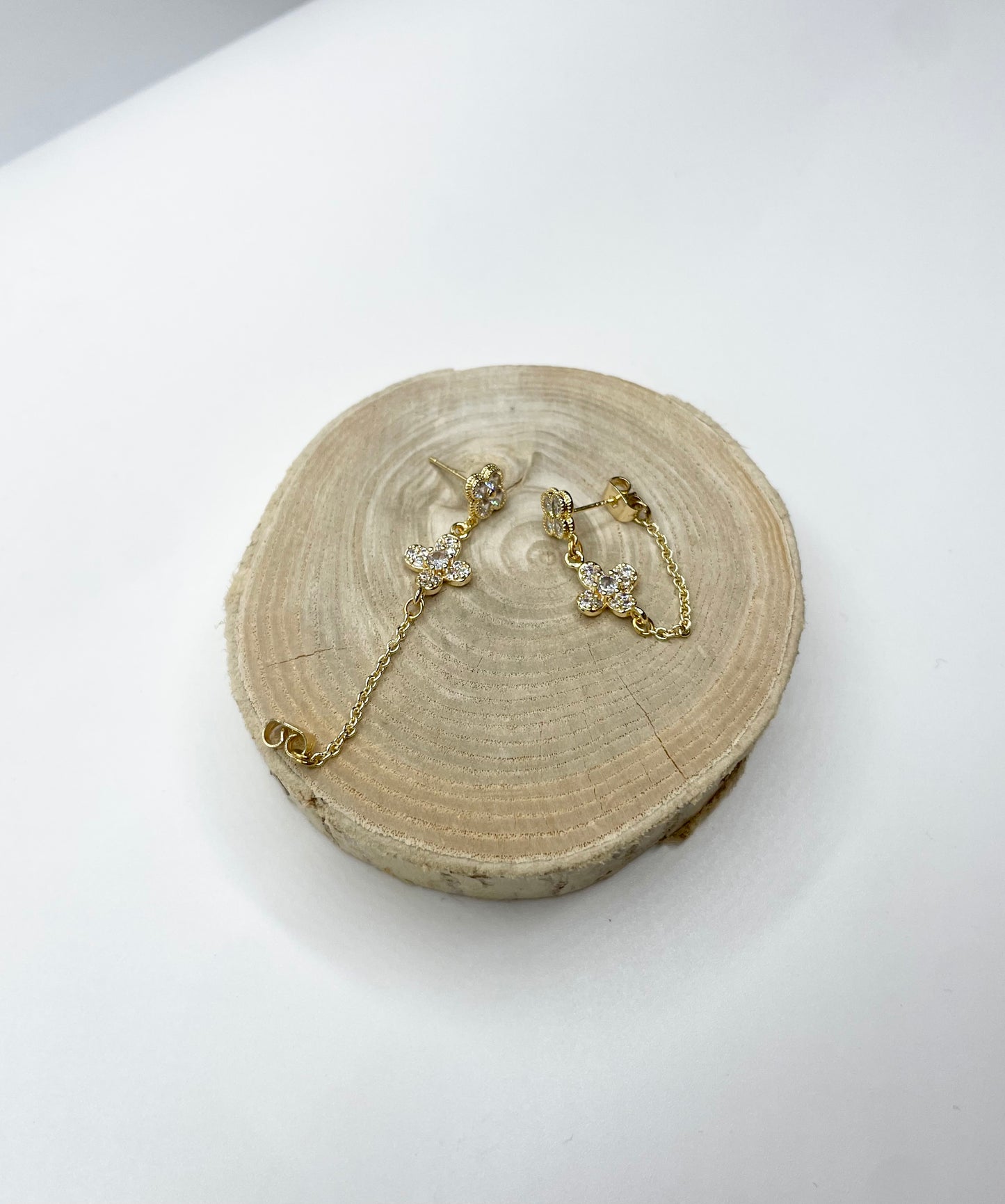 BOUCLE D’OREILLE TREFLE