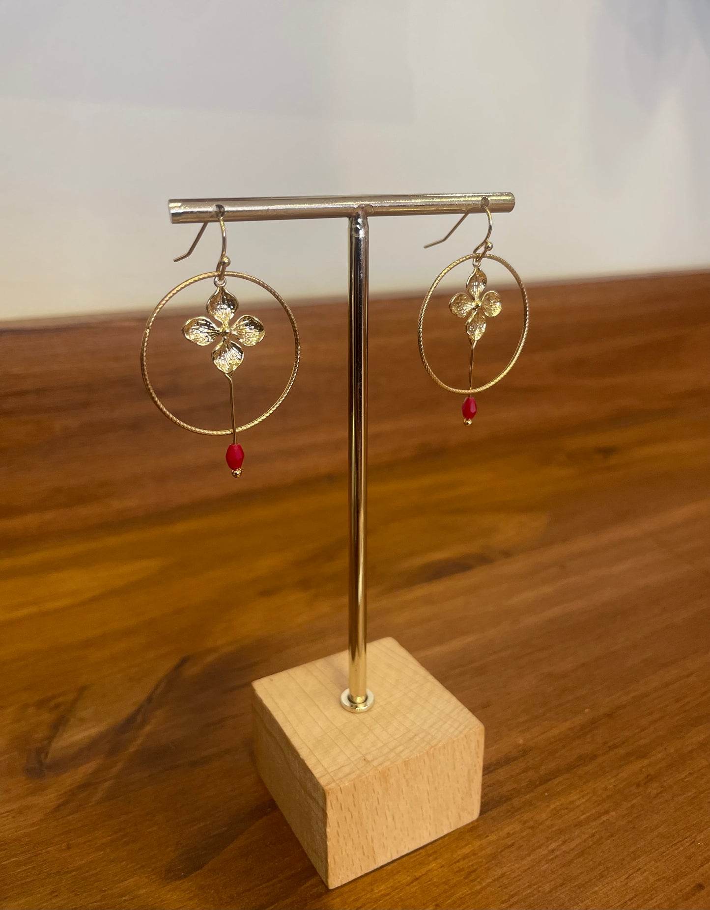 BOUCLE D’OREILLE TREFLE