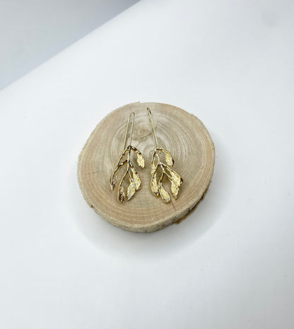 BOUCLE D’OREILLE FEUILLE