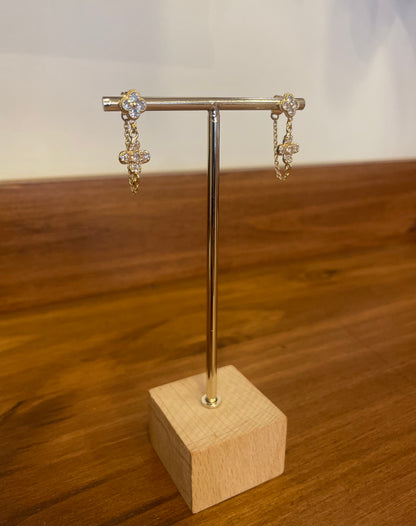 BOUCLE D’OREILLE TREFLE