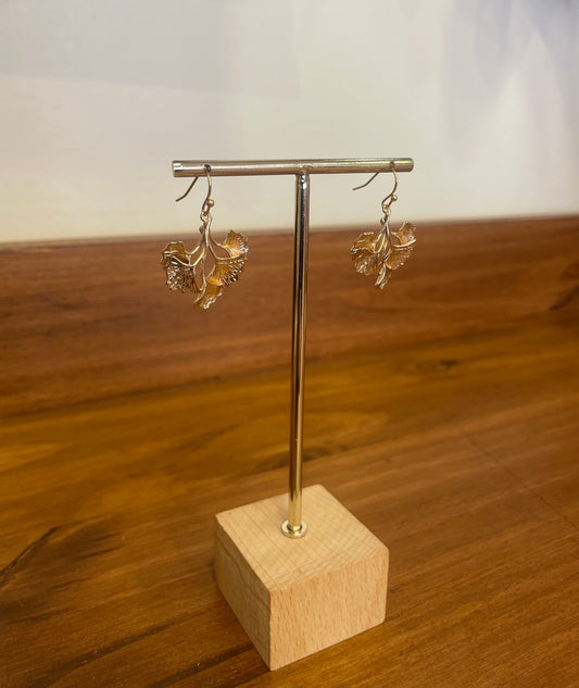 BOUCLE D’OREILLE GINGKO