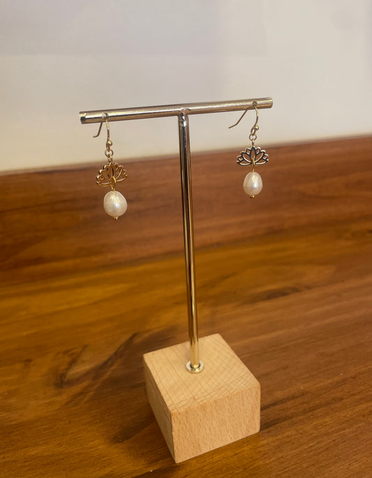 BOUCLE D’OREILLE LOTUS