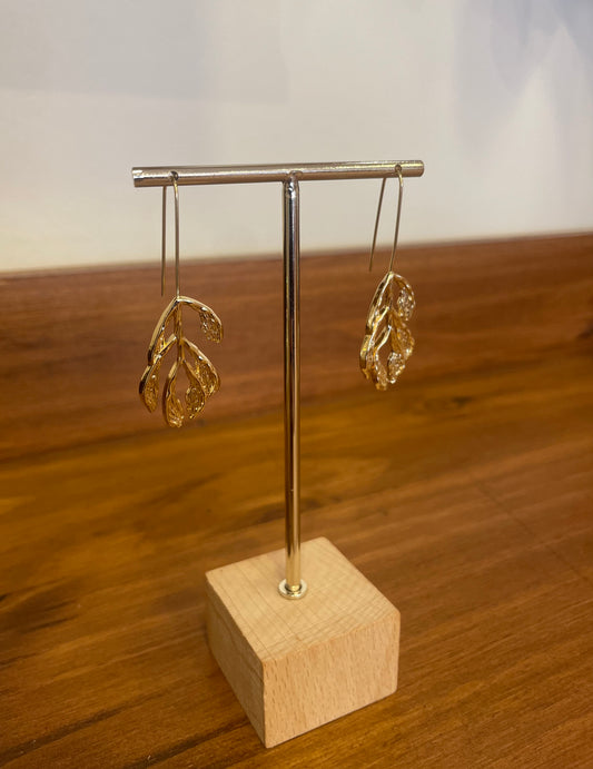 BOUCLE D’OREILLE FEUILLE