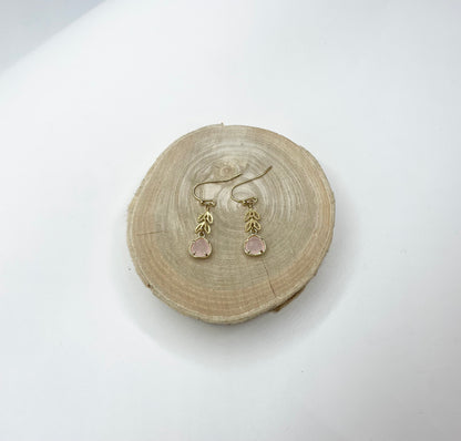 BOUCLE D’OREILLE ROSE