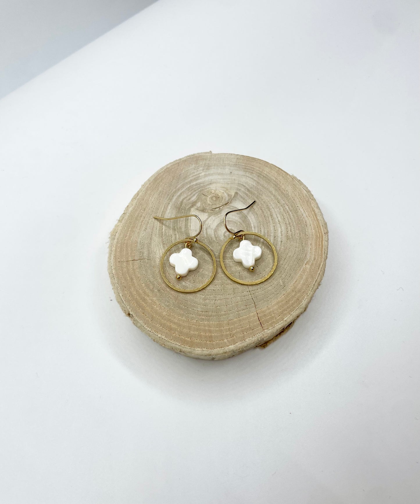BOUCLE D’OREILLE TREFLE
