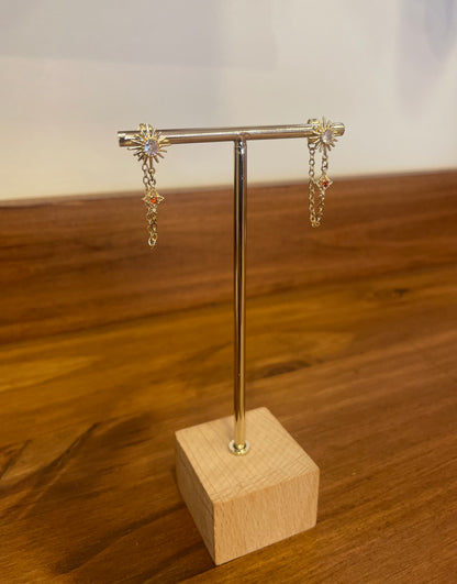 BOUCLE D’OREILLE CHAÎNE