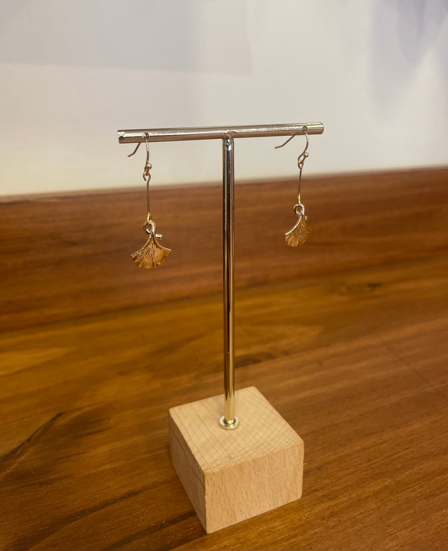 BOUCLE D’OREILLE GINKGO