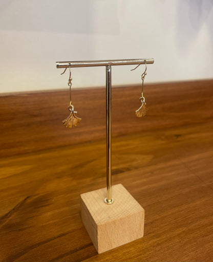 BOUCLE D’OREILLE GINKGO