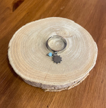BAGUE SOLAIRE ARGENTÉ